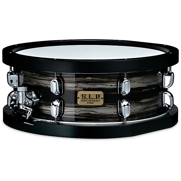 TAMA S.L.P. Studio Maple Snare Drum with Black Wood Hoops 14 x 5.5