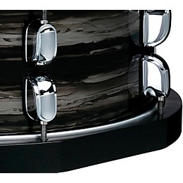 TAMA S.L.P. Studio Maple Snare Drum with Black Wood Hoops 14 x 5.5 in. Lacquered Charcoal Oyster