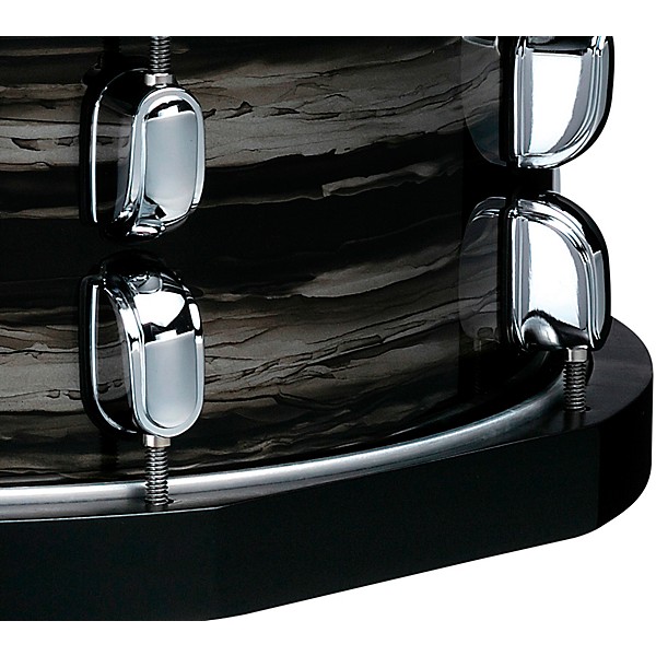 TAMA S.L.P. Studio Maple Snare Drum with Black Wood Hoops 14 x 5.5 in. Lacquered Charcoal Oyster