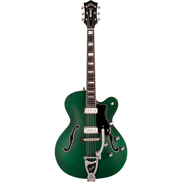 Guild X-175 Manhattan Special Hollowbody Electric Guitar Fjord Green
