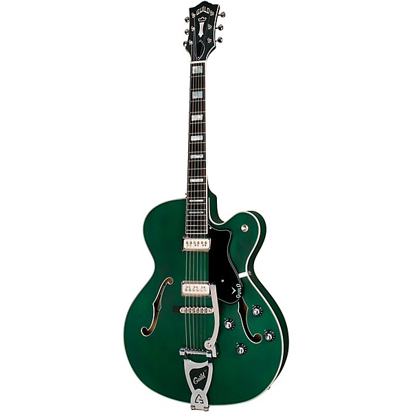 Guild X-175 Manhattan Special Hollowbody Electric Guitar Fjord Green