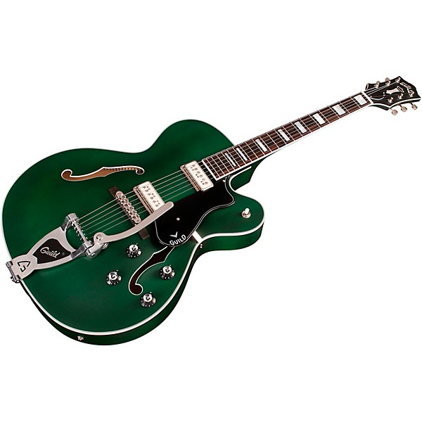 Guild X-175 Manhattan Special Hollowbody Electric Guitar Fjord Green