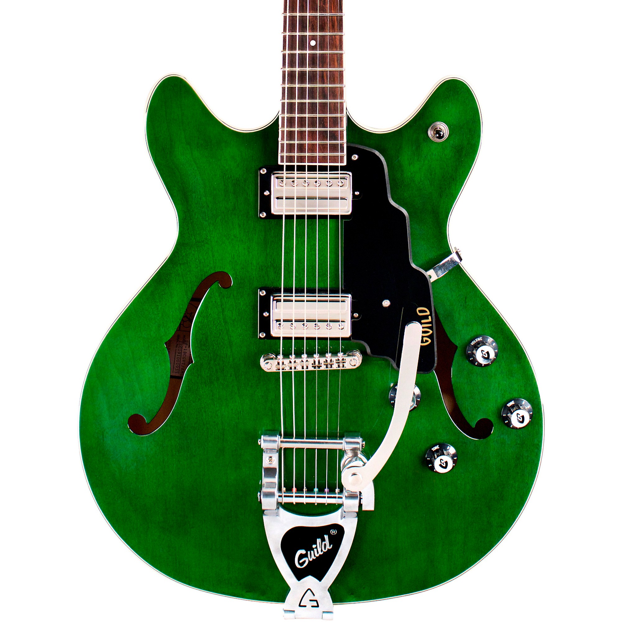 【高い素材】 Guild Starfire Semi-Hollow Tailpiece Vibrato Guild With DC I ギター