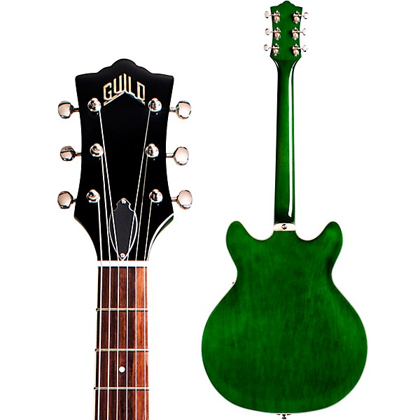 Guild Starfire I DC With Guild Vibrato Tailpiece Semi-Hollow Electric Guitar Emerald Green