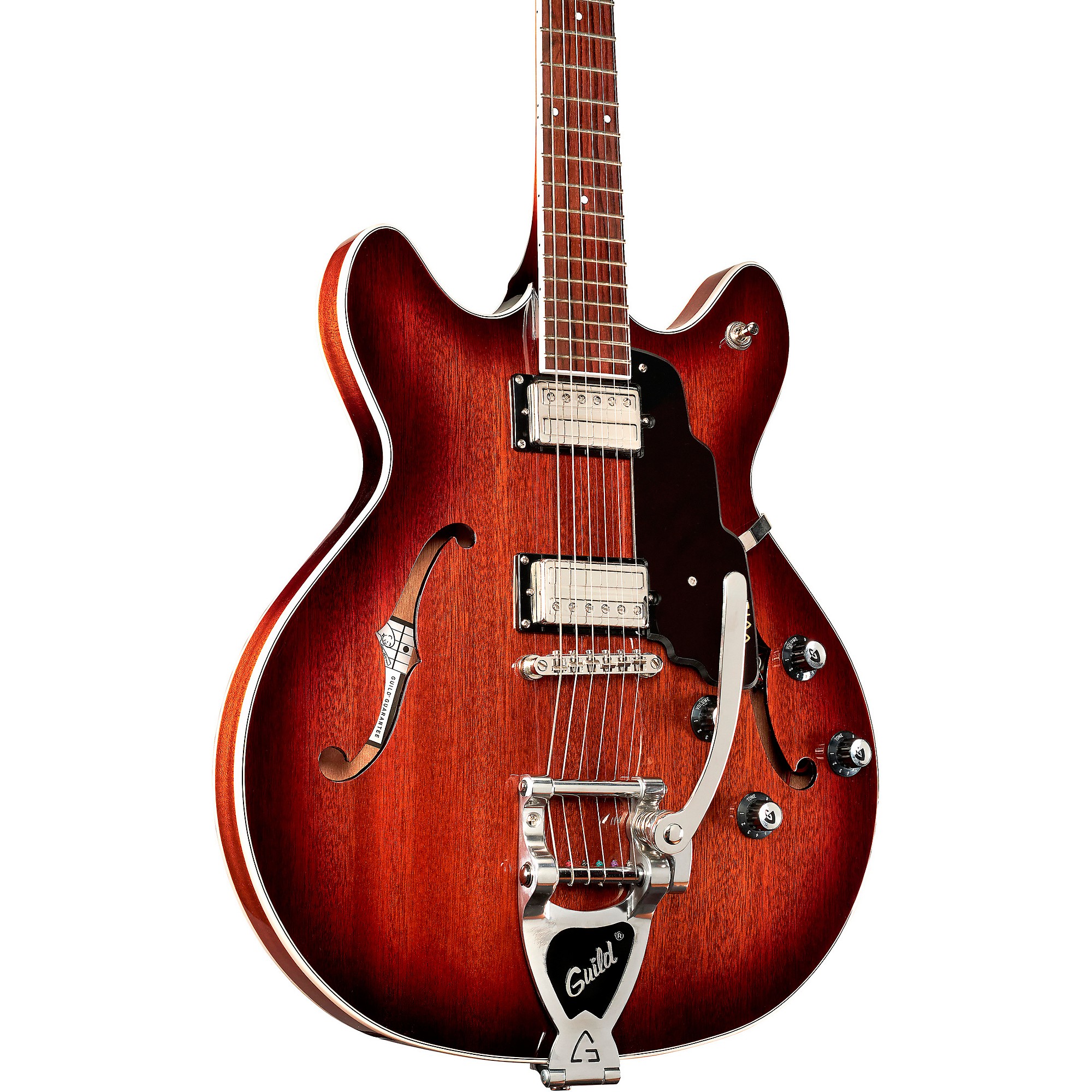 Guild Starfire I DC With Guild Vibrato Tailpiece Semi-Hollow Electric  Guitar California Burst