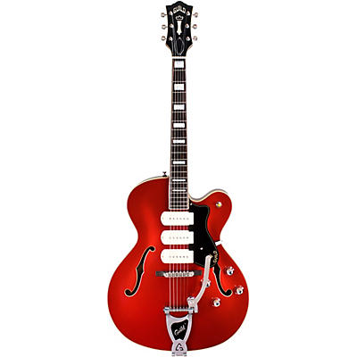Guild X-350 Stratford Hollow Body Electric Guitar Scarlet Red for sale