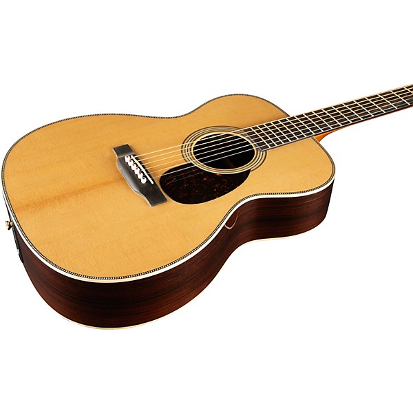 Martin OM-28E Modern Deluxe Orchestra Acoustic-Electric Guitar Natural