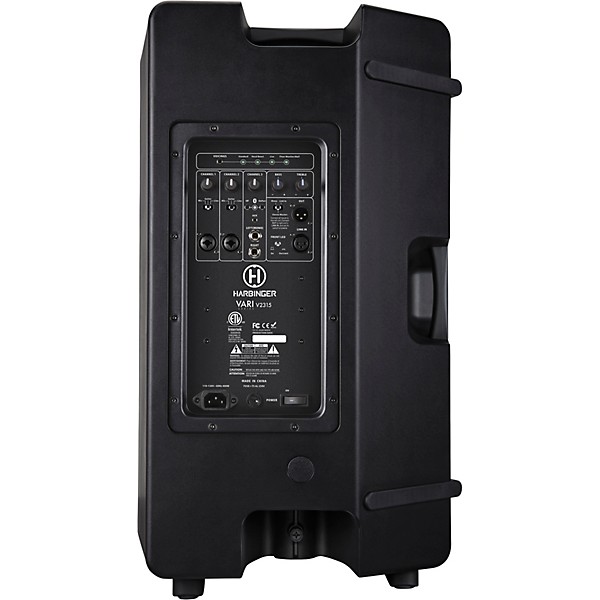 Harbinger VARI 2300 Series Powered Speakers and V2318S Subwoofer Package With Speaker Stands 15" Mains