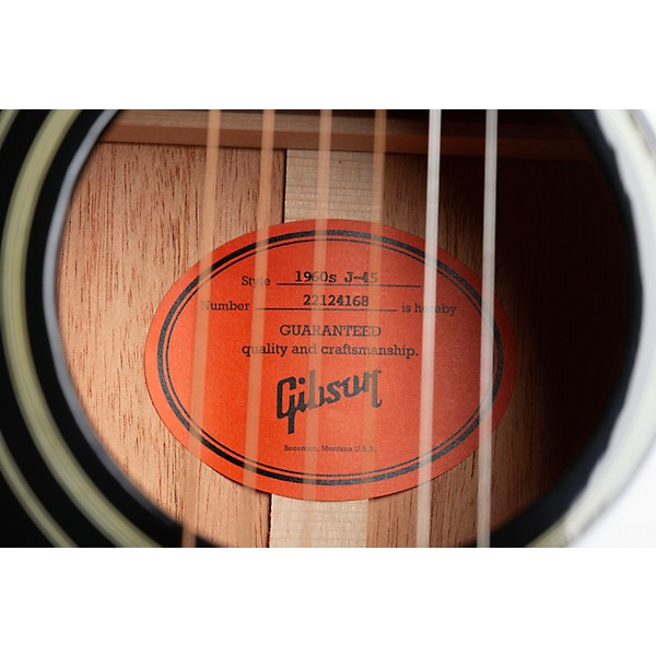 Gibson '60s J-45 Original Acoustic Guitar Ebony