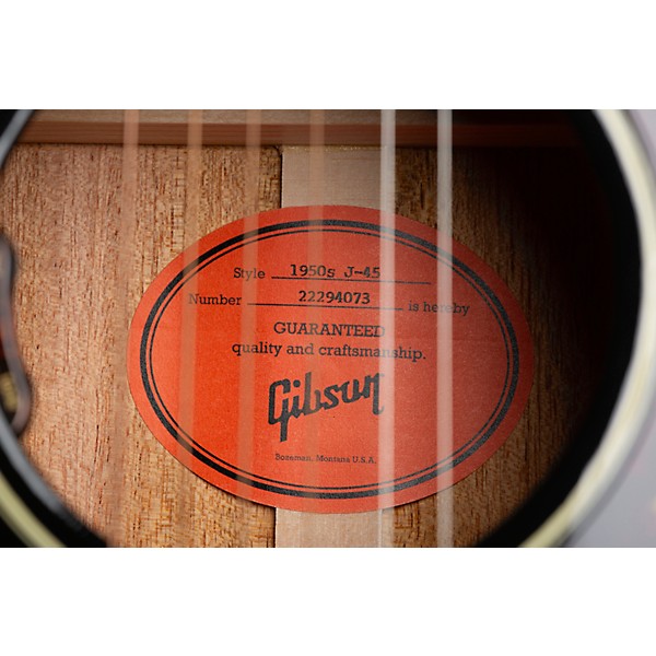 Gibson '50s J-45 Original Acoustic-Electric Guitar Ebony