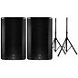 Harbinger VARI 4000 Series Powered Speakers Package With Stands 15" Mains thumbnail