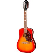 Epiphone Hummingbird Pro 12-String Acoustic-Electric Guitar Faded Cherry for sale