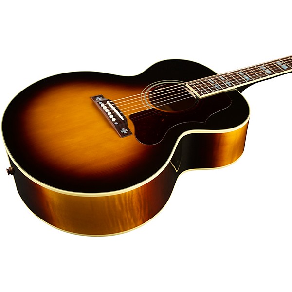 Gibson J-185 Original Acoustic-Electric Guitar Vintage Sunburst