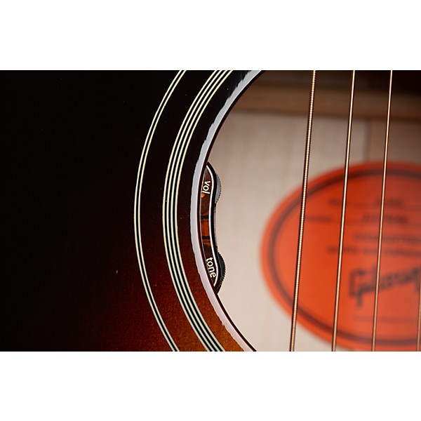 Gibson J-185 Original Acoustic-Electric Guitar Vintage Sunburst