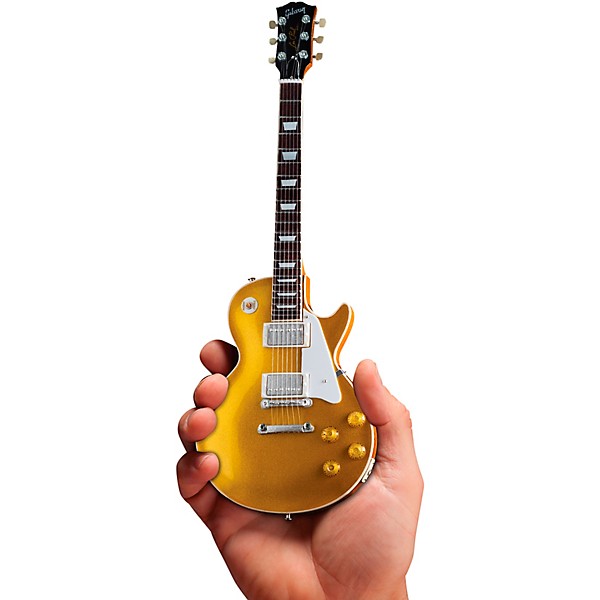 Axe Heaven Gibson 1957 Les Paul Gold Top Officially Licensed Miniature Guitar Replica
