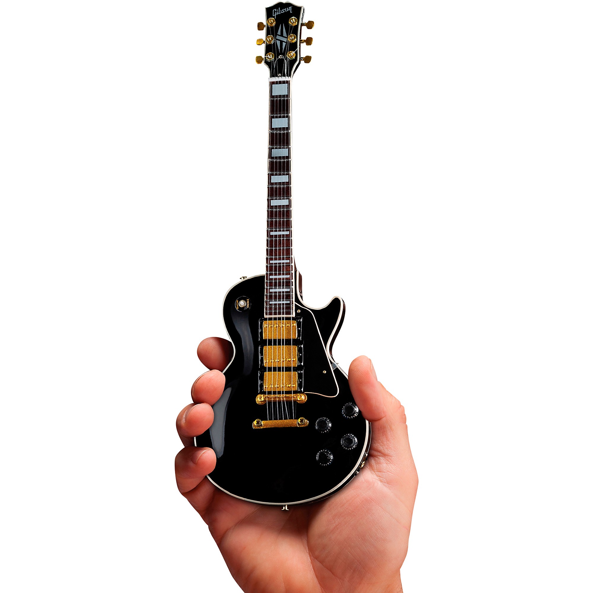 その他 AXE HEAVEN MINIATURE GUITARS LES PAUL Axe Heaven Gibson Les Paul Custom Ebony Officially Licensed