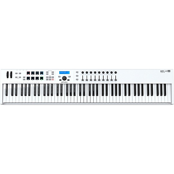 Open Box Arturia KeyLab Essential 88 MIDI Keyboard Controller White Level 2  194744349492