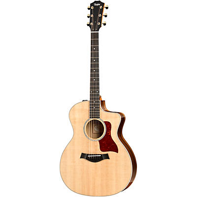 Taylor 214Ce-K Dlx Grand Auditorium Acoustic-Electric Guitar Natural for sale