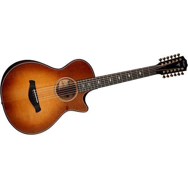 Taylor Builder's Edition 652ce V-Class 12-String Grand Concert Acoustic-Electric Guitar Wild Honey Burst