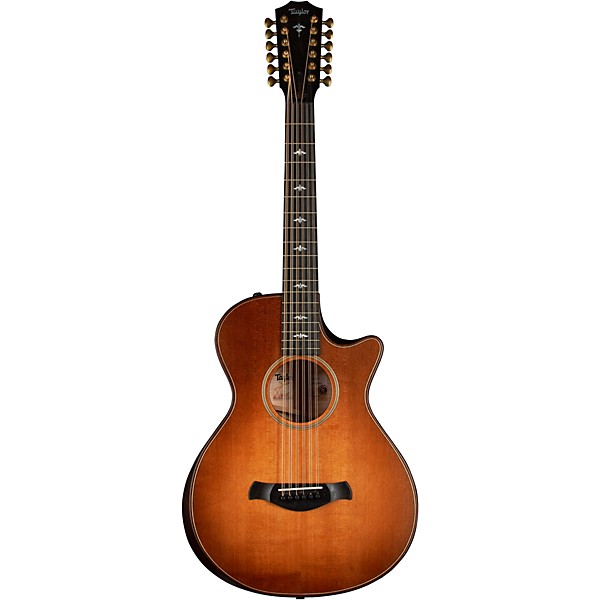 Taylor Builder's Edition 652ce V-Class 12-String Grand Concert Acoustic-Electric Guitar Wild Honey Burst