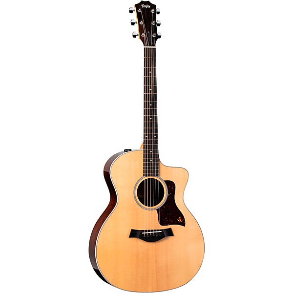 Taylor 214ce DLX Grand Auditorium Acoustic-Electric Guitar Natural