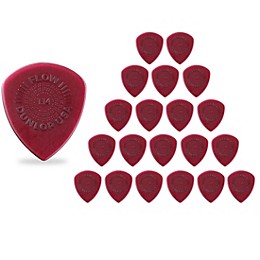 Dunlop Flow Standard Grip Guitar Picks 1.4 mm 24 Pack