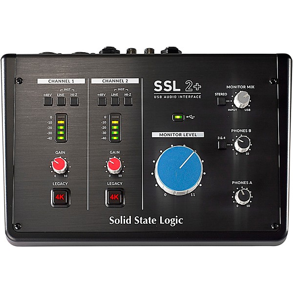 Open Box Solid State Logic SSL 2+ USB Audio Interface Level 1