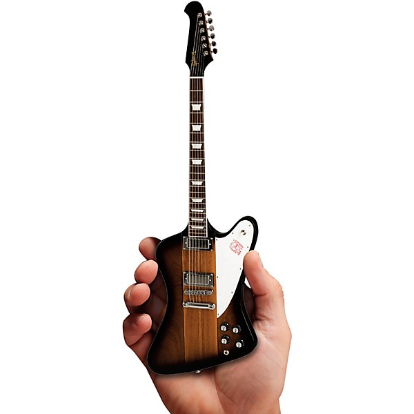 Open Box Axe Heaven Gibson Firebird V Vintage Sunburst Officially Licensed Miniature Guitar Replica Level 1