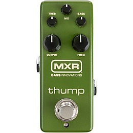 Open Box MXR M281 Thump Bass Preamp Pedal Level 1 Green