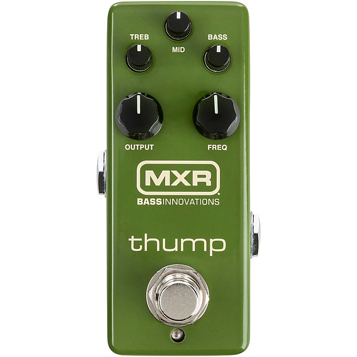 Open Box MXR M281 Thump Bass Preamp Pedal Level 1 Green | Guitar