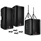 Harbinger VARI 2300 Series Powered Speakers Package With V2318S Subwoofer, Stands and Cables 15" Mains thumbnail