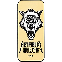 Dunlop James Hetfield Signature White Fang Guitar Picks and Tin 1.14 mm 6 Pack