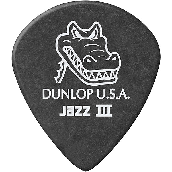 Dunlop Gator Grip Jazz III Guitar Picks 1.4 mm 6 Pack