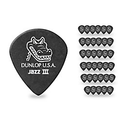 Dunlop Gator Grip Jazz III Guitar Picks 1.4 mm 36 Pack