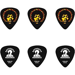 Dunlop Jimi Hendrix '69 Psych Series Guitar Picks & Tin Aura Mandala 6 Pack