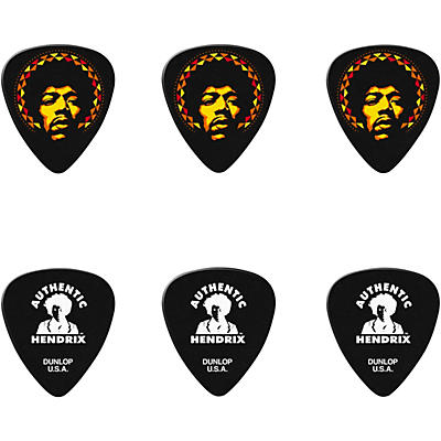 Dunlop Jimi Hendrix '69 Psych Series Guitar Picks & Tin Aura Mandala 6 Pack for sale
