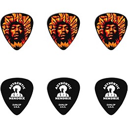 Dunlop Jimi Hendrix '69 Psych Series Guitar Picks & Tin Voodoo Fire 6 Pack