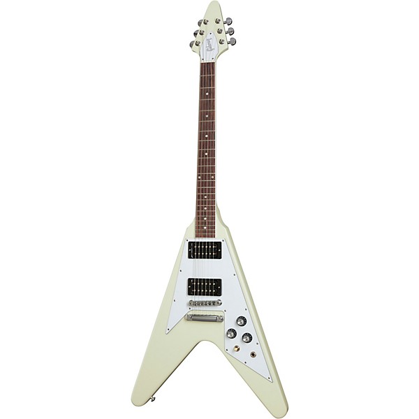 Gibson '70s Flying V Electric Guitar Classic White