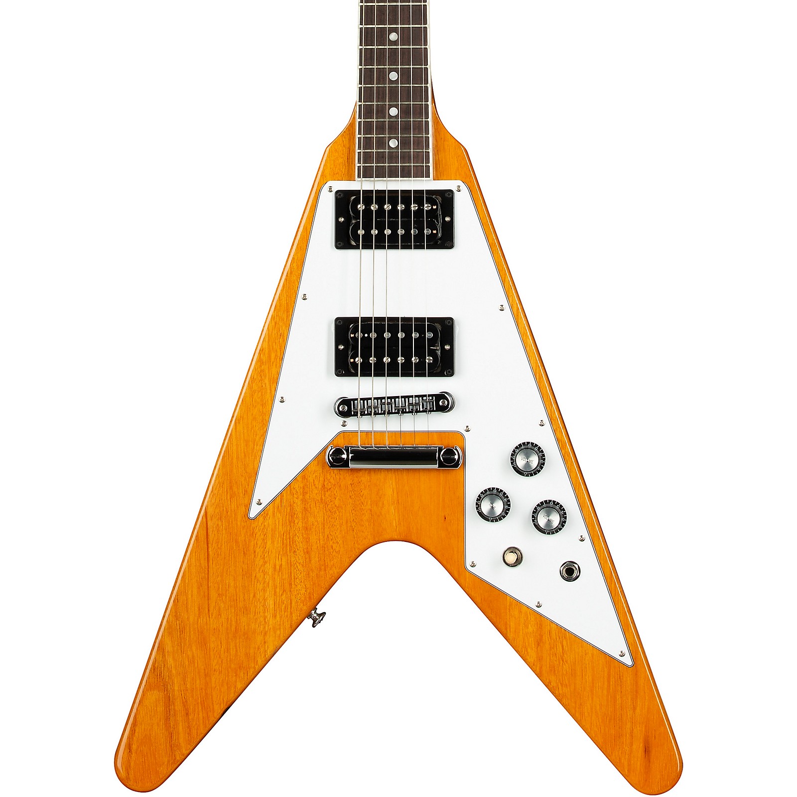 Gibson '70s Flying V Electric Guitar Antique Natural | Guitar Center