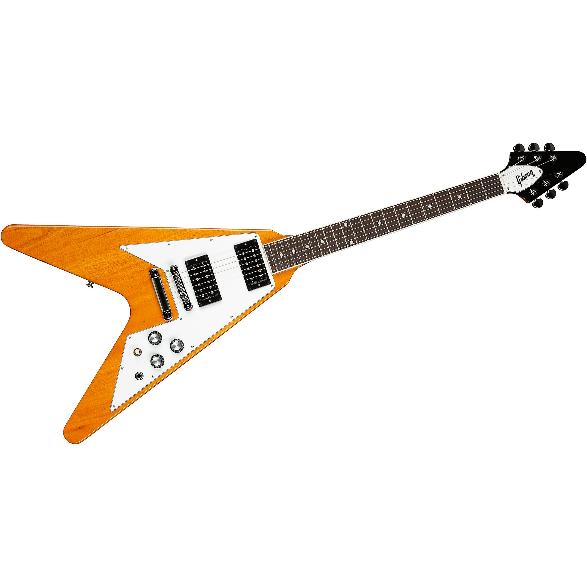 Gibson '70s Flying V Electric Guitar Antique Natural | Guitar Center