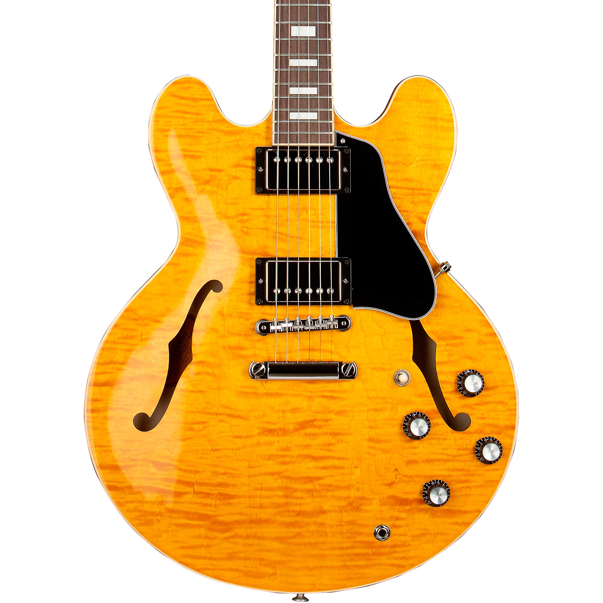 Gibson ES-335 Figured Semi-Hollow Electric Guitar - Honey Amber Gibson ES-335 Figured Semi-Hollow Electric Guitar - Honey Amber