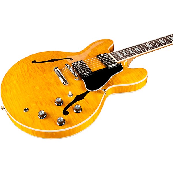 Gibson ES-335 Figured Semi-Hollow Electric Guitar Honey Amber