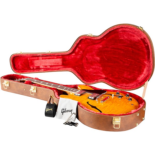 Gibson ES-335 Figured Semi-Hollow Electric Guitar Honey Amber