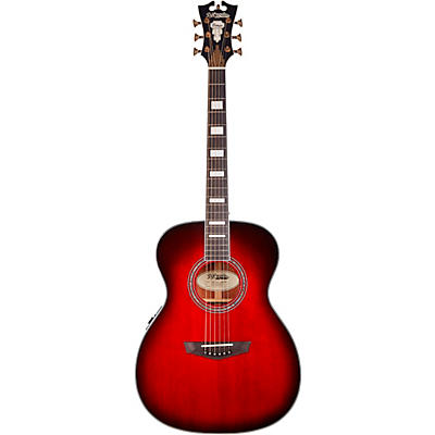 D'angelico Premier Series Tammany Orchestra Acoustic-Electric Guitar Trans Black Cherry Burst for sale