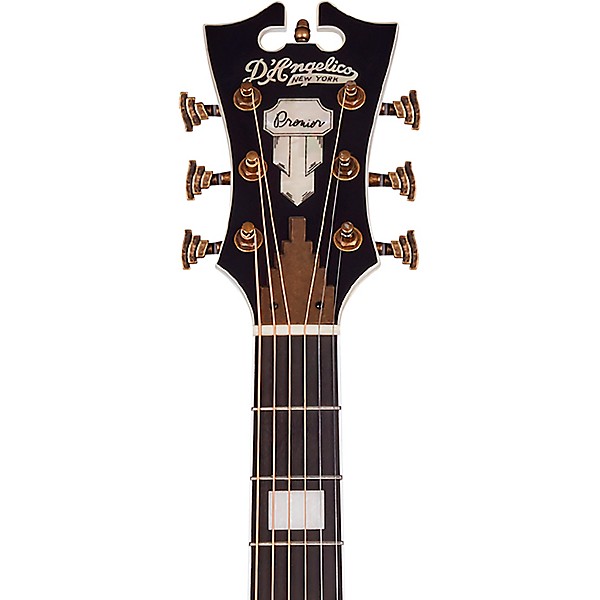 D'Angelico Premier Series Tammany Orchestra Acoustic-Electric Guitar Trans Black Cherry Burst