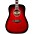 D'Angelico Premier Serie... D'Angelico Premier Series Lexington Dreadnought Acoustic-Electric Guitar Trans Black Cherry Burst