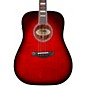 D'Angelico Premier Series Lexington Dreadnought Acoustic-Electric Guitar Trans Black Cherry Burst thumbnail