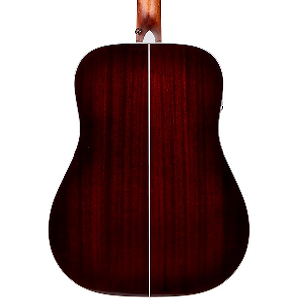 D'Angelico Premier Series Lexington Dreadnought Acoustic-Electric Guitar Trans Black Cherry Burst