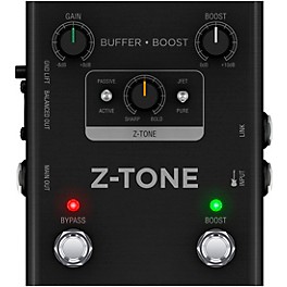 IK Multimedia Z-TONE Buffer Boost Effects Pedal Black