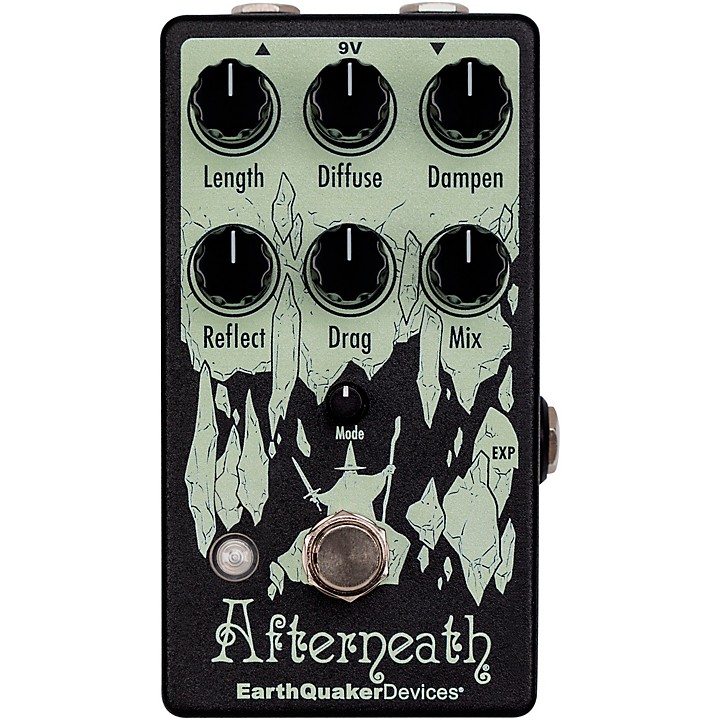 EarthQuaker Devices eqd afterneath リバーブ EarthQuaker Devices Afterneath V3 Reverb Effects Pedal Black